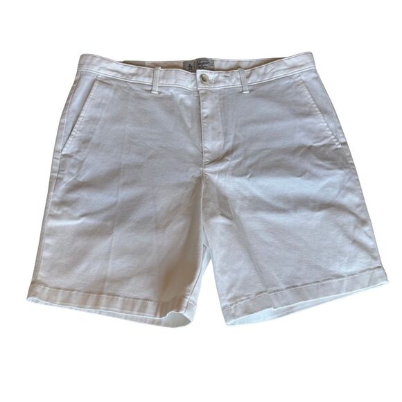 Original Penguin NWT Men’s Premium Slim Fit Stretch Short White Size 34 - Picture 3 of 11